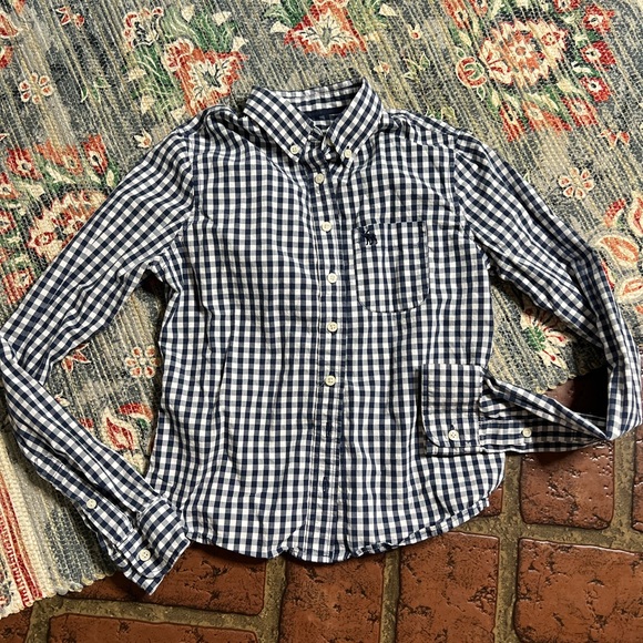 Abercrombie kids plaid button down shirt - Picture 1 of 4